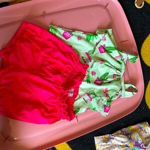 Pete + Lucy Halter short set